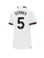 Manchester City John Stones #5 Vieraspaita Naisten 2023-24 Lyhythihainen